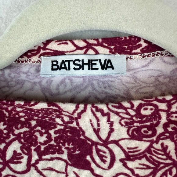 Batsheva Soft Stretchy Womens Size Medium Boho Mod Floral Country Charm Chic - Picture 2 of 12